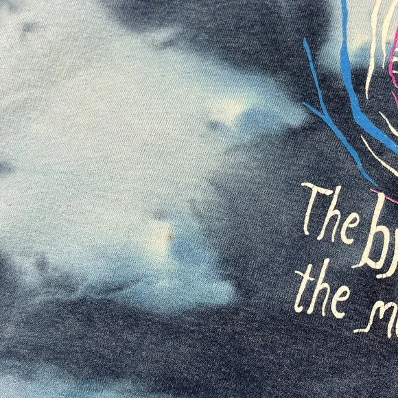 Coraline Hoodie Mens Large Braver Tunnel Blue Tie Dye Laika Hot Topic Kidcore - Picture 9 of 10